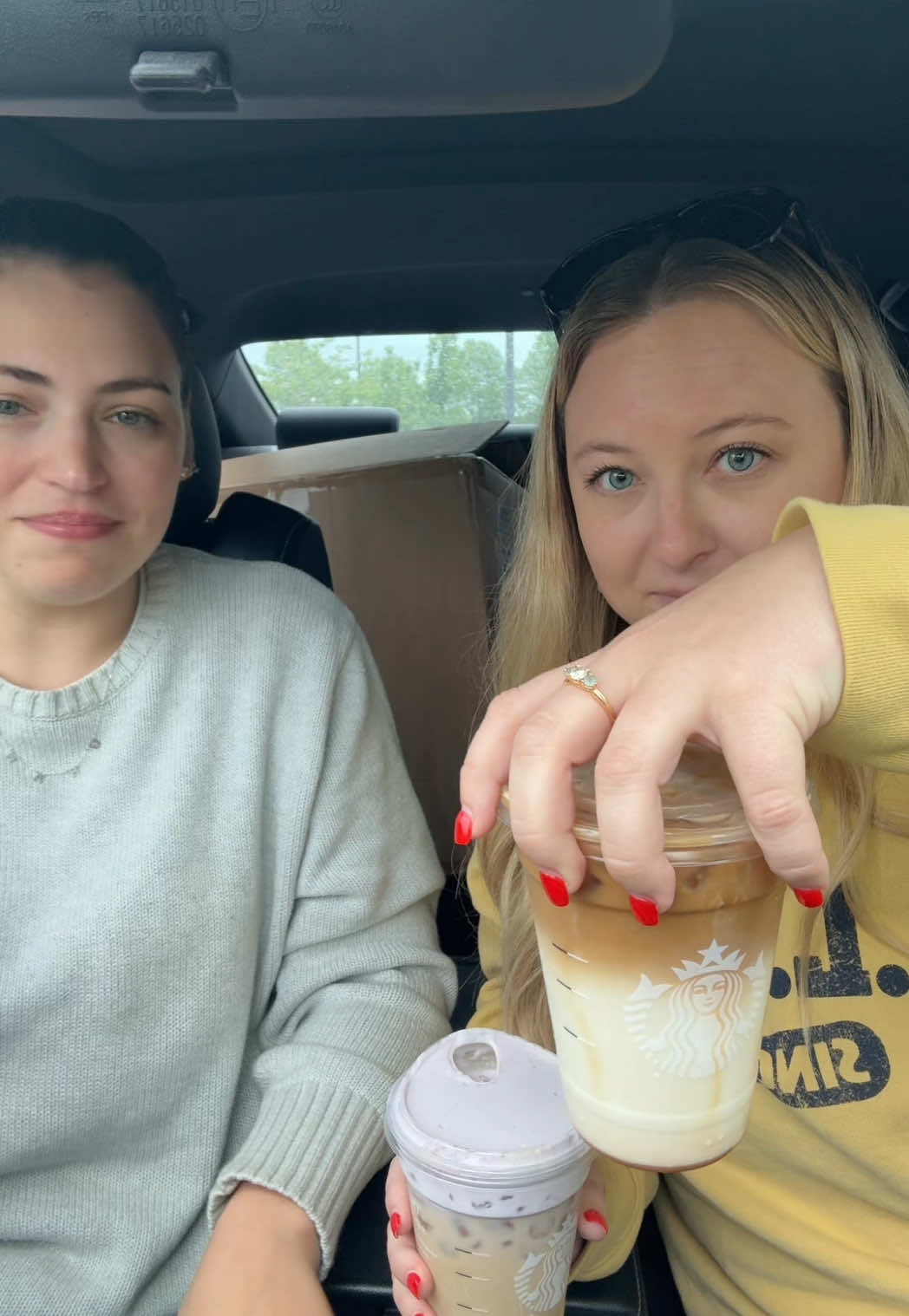sour milk, nothing worse! @Meg Goldsnider #starbucks #carmelmacchiato #drinkorder #coffeeorder #starbucksorder #carcronicals 