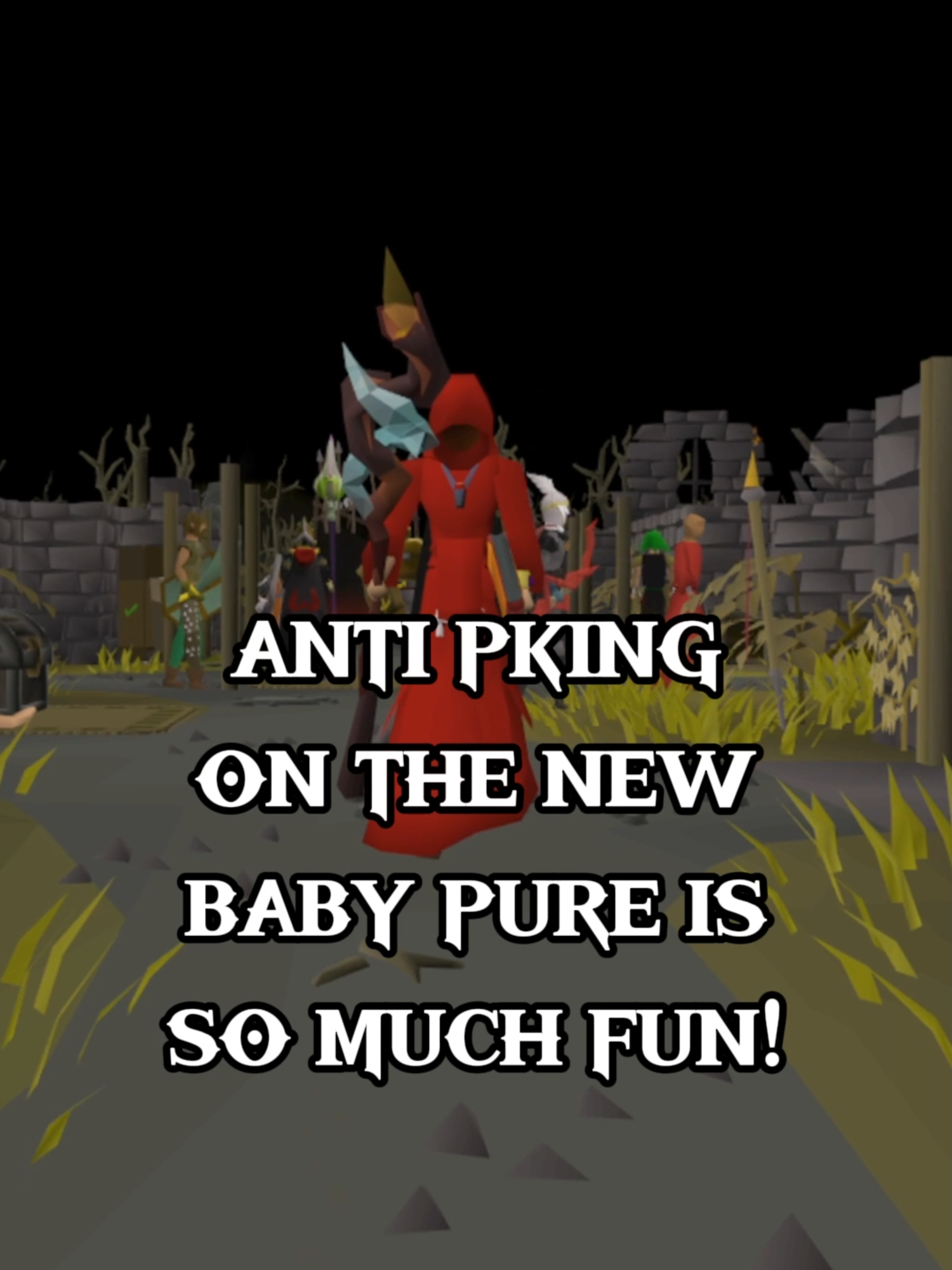 New baby pure anti pk #osrs #osrstiktok #oldschoolrunescape