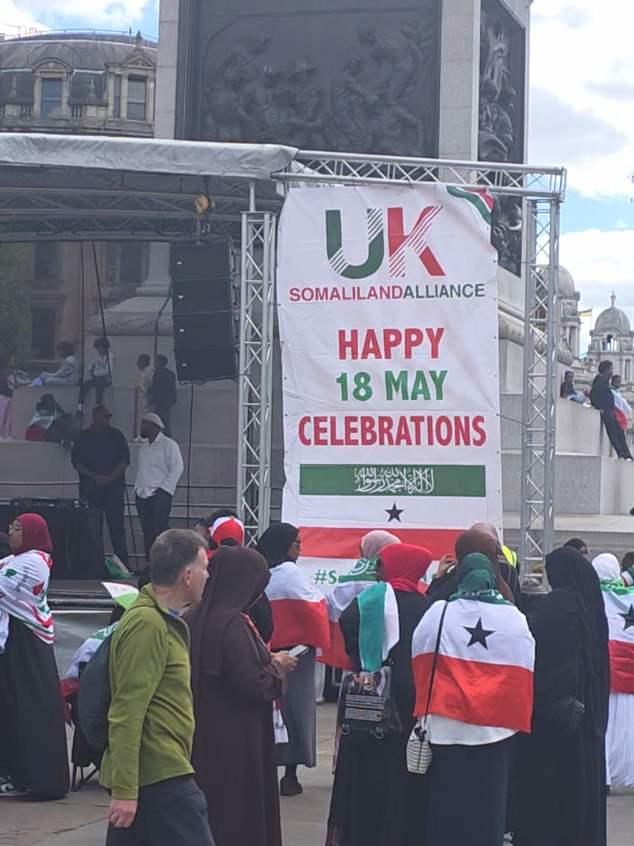 Somaliland independence day celebrations in trafalgar square today #somalilandtiktok #somaliland #somali #zonjy 