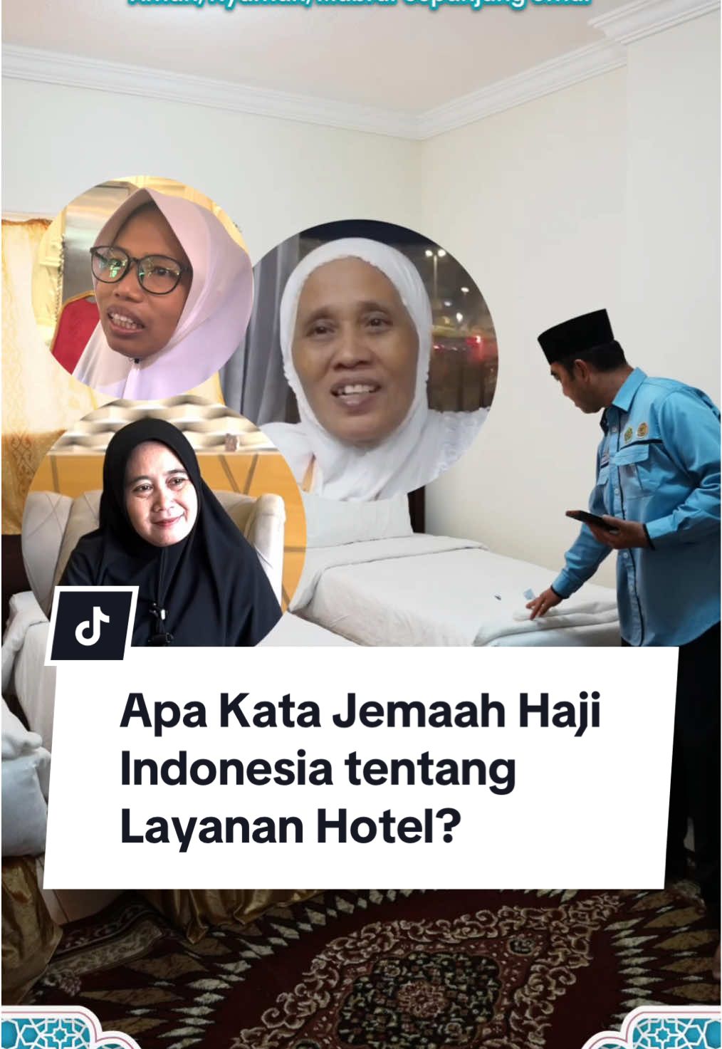 Bagaimana pendapat jemaah haji tentang layanan hotel yang mereka huni? #haji2025 #sukseshaji2025 #senyumjemaahhaji #hajimabrur 