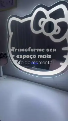 ✨O espelho  Hello Kitty queridinho do momento com desconto exclusivo 😃✨ ✨ Garanta já seu agora 👇 🔗Link no comentário ⬇️ #hellokitty #espelho #espelhohellokitty #achadinhotemu 