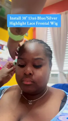 Watch Me Get My 13x6 Lace Frontal Wig Installedddd!!!!!!! 💙💙💙💙💙#wiginstall #wiginfluencer #tiktokaffiliate #nychairstylist #CapCut 