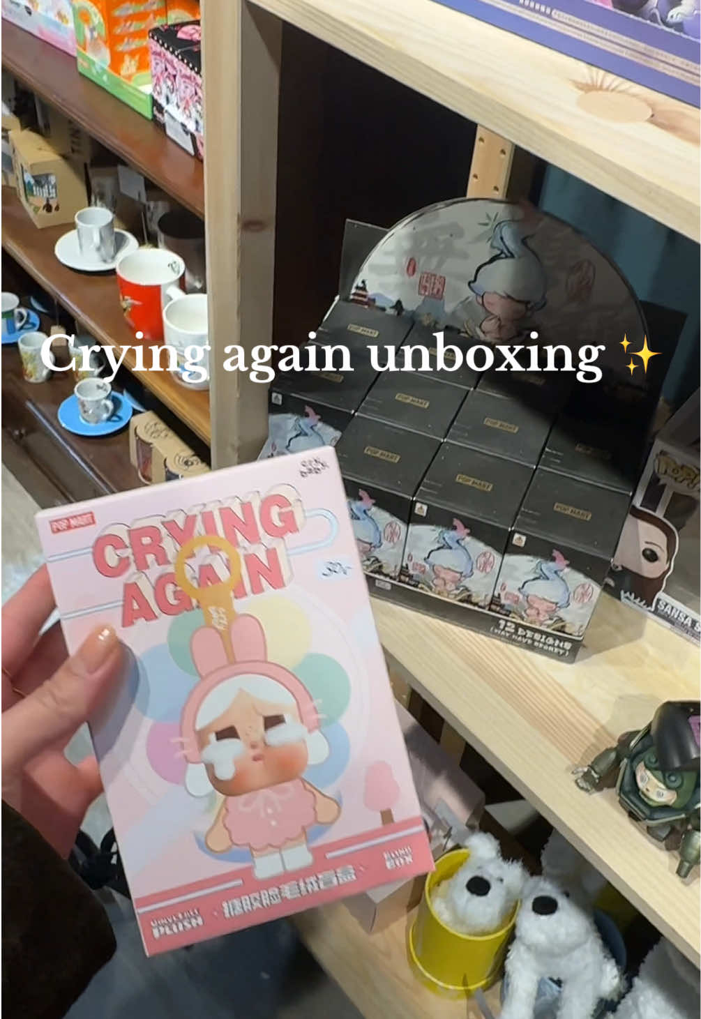 Yet another Popmart unboxing because I’m ADDICTED!!! ✨💖 #popmart #crybaby #cryingagain #cryingagainpopmart #ineedhelp 