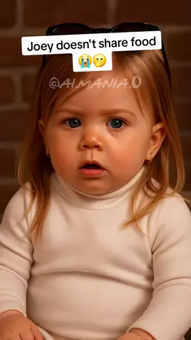 Joey doesn't share food #joeytribbiani #rachelgreen #phoebebuffay #babyai #ai 