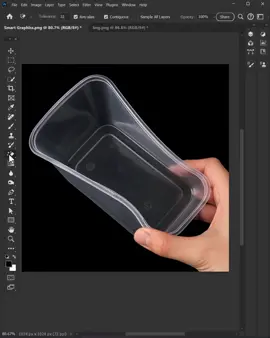 Remove background from clear / transparent objects #photoshop #adobe #vector #fyp #fyppppppppppppppppppppppp #photoshopai #photoshoptutorial #fypシ゚ #canada @Adobe @Photoshop 