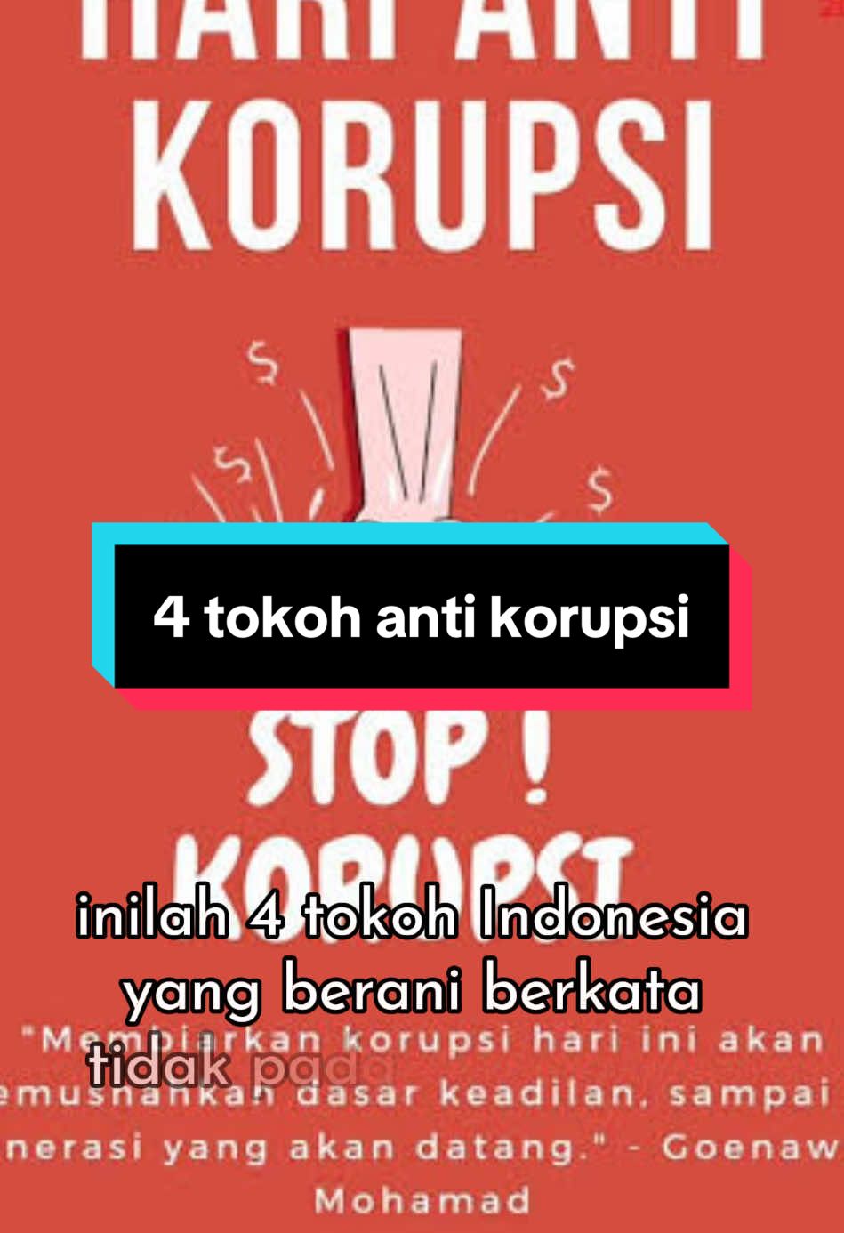 #CapCut #kenalsejarah #pahlawannasional #tokohpanutan #korupsi #antikorupsi 