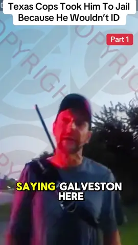 Texas Cops Took Him To Jail Because He Wouldn’t ID #cops #police #viral #usa #lawsuit #unlawful #trafficstop 