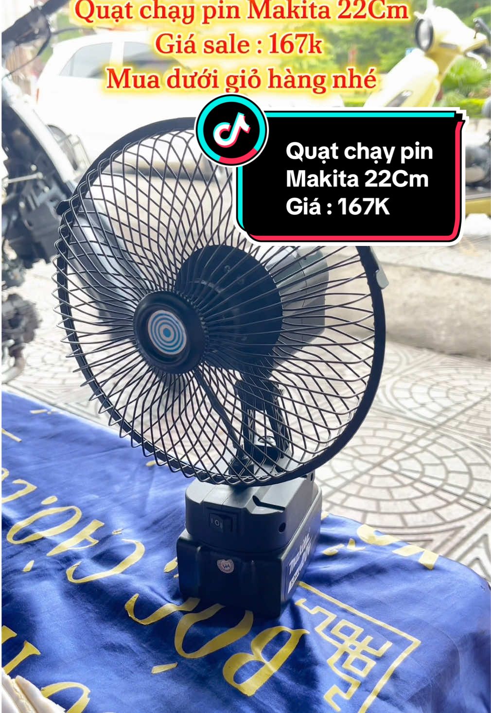 Quạt chạy pin Makita 22Cm . Tuốc năng đảo chiều , 2 cấp độ gió #xhhhhhhhhhhhhhhhhhhhhhhh #xuhuongtiktok #viral #trendingvideo #quat #quatchaypin #quatchaypinmakita 