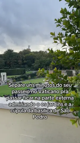 O museu do Vaticano 🇻🇦 também tem parte externa e você pode ficar lá o tempo que quiser #vaticano #viagem 