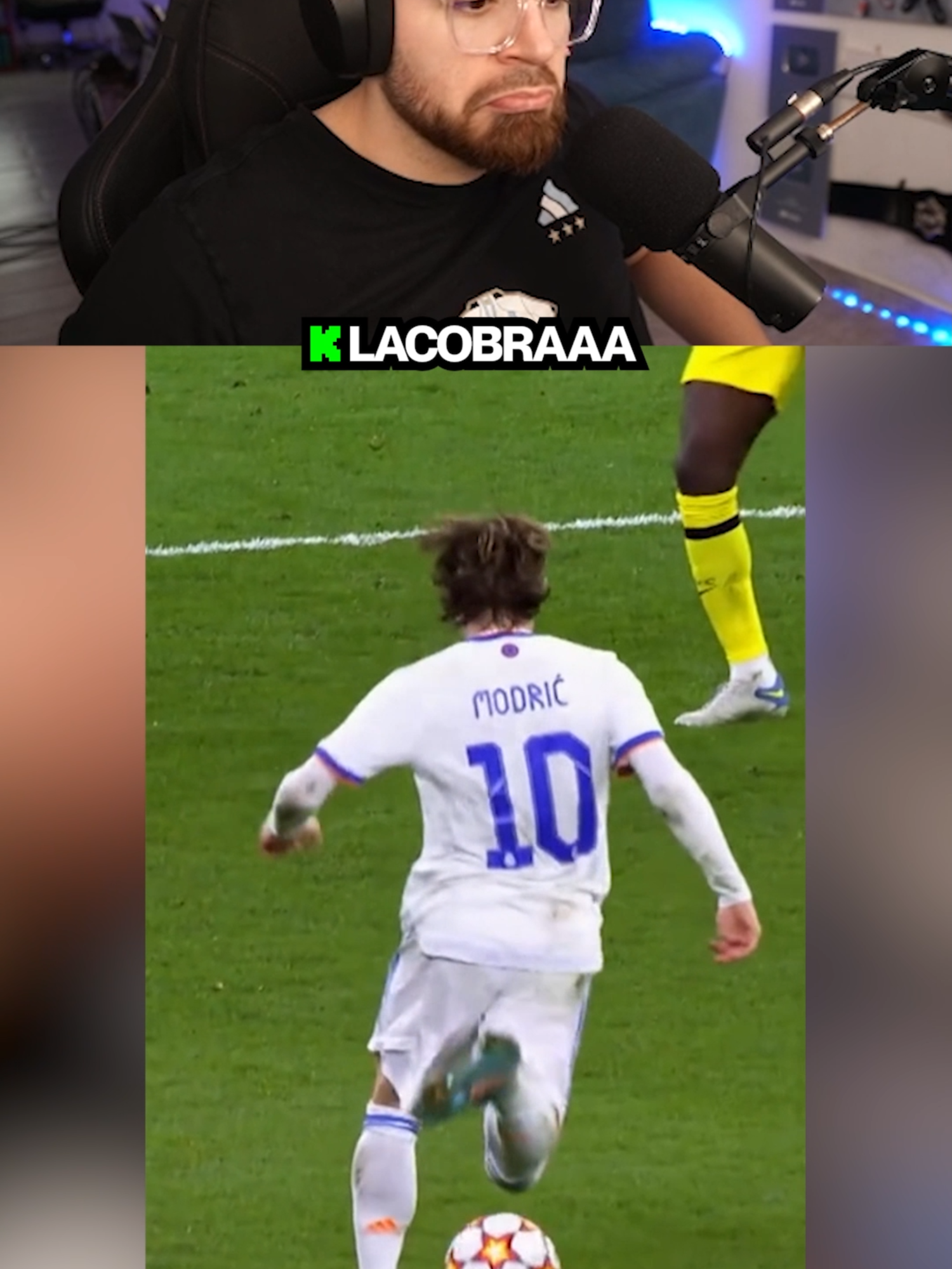 Se va un jugadorazo 👏👏 #lacobra #lacobraaa #reaccion #elefutbol #modric #lukamodric #madrid #futbol #fyp