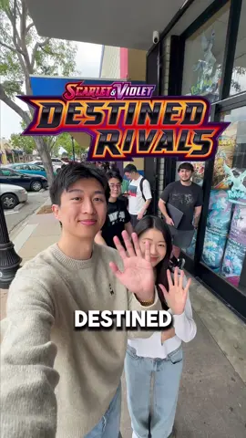 we opened destined rivals before it released at a prerelease event it was sm fun!! @anna ✿ @Domino City Gaming #pokemoncards #pokemontcg #pokemon 