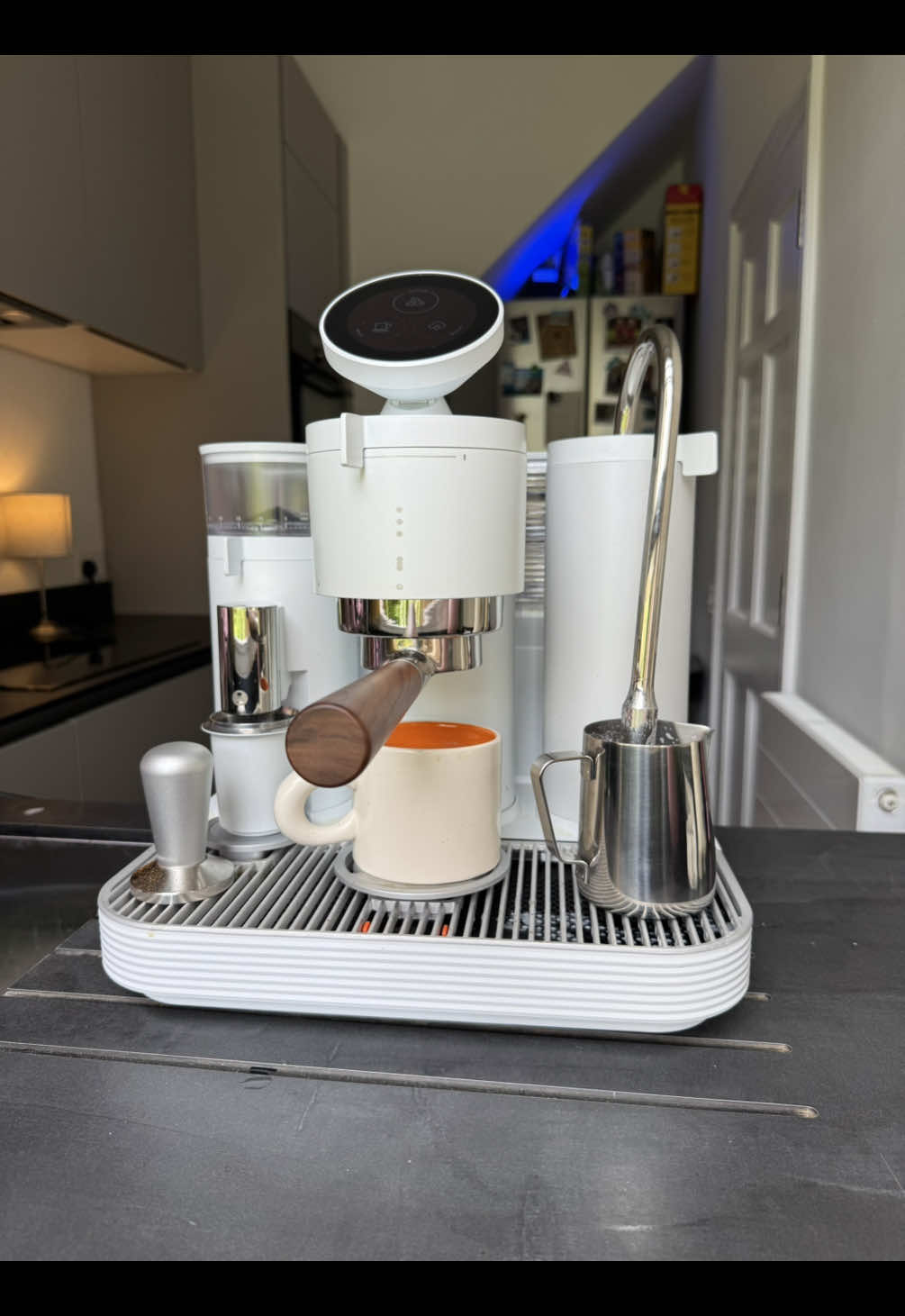 Where tech meets coffee... ❤️ @Meraki #coffee #tech #kitchen 