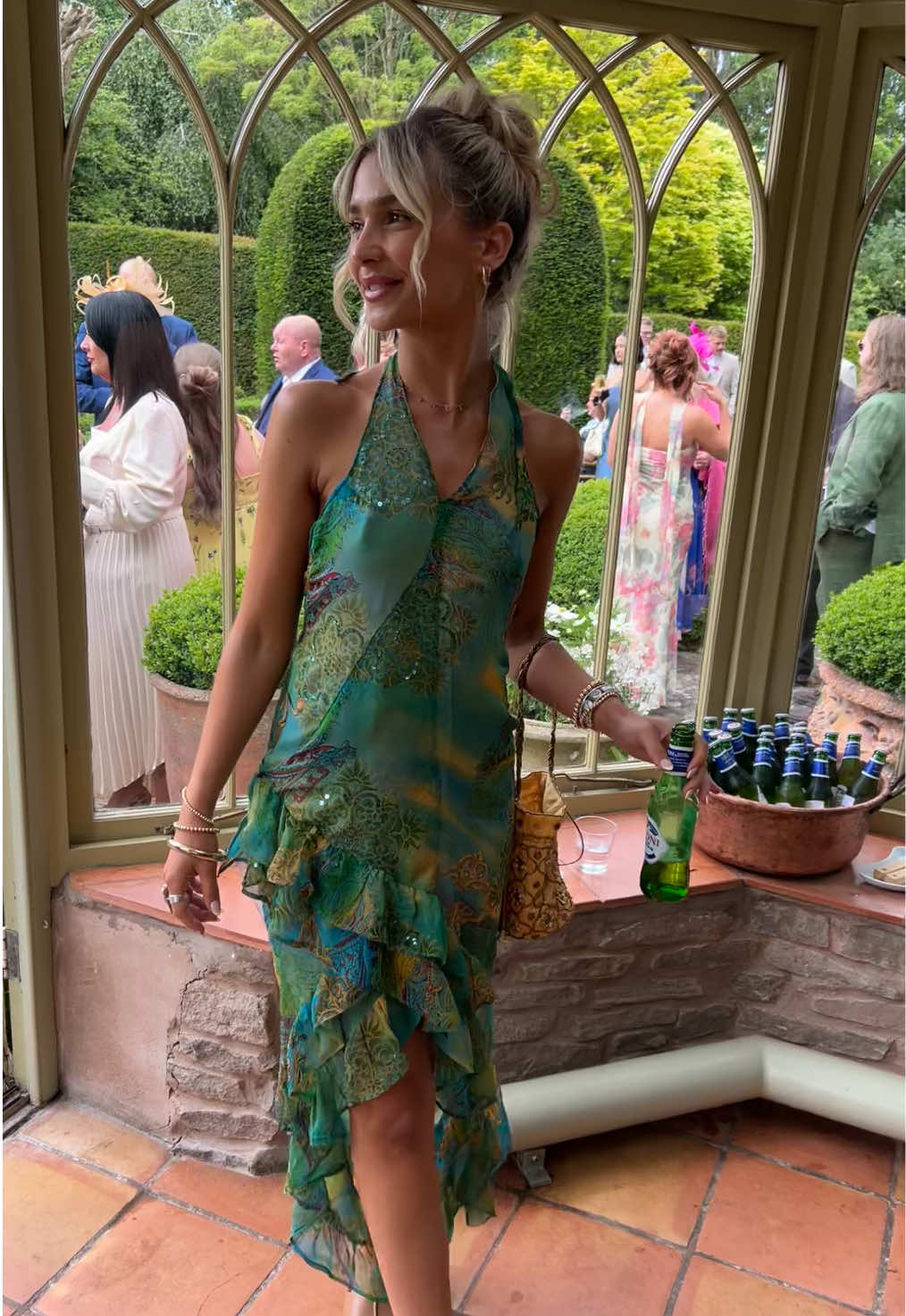 Most beautiful wedding 🤍 #weddingguestdress #SummerFashion #OOTD #summerdress 