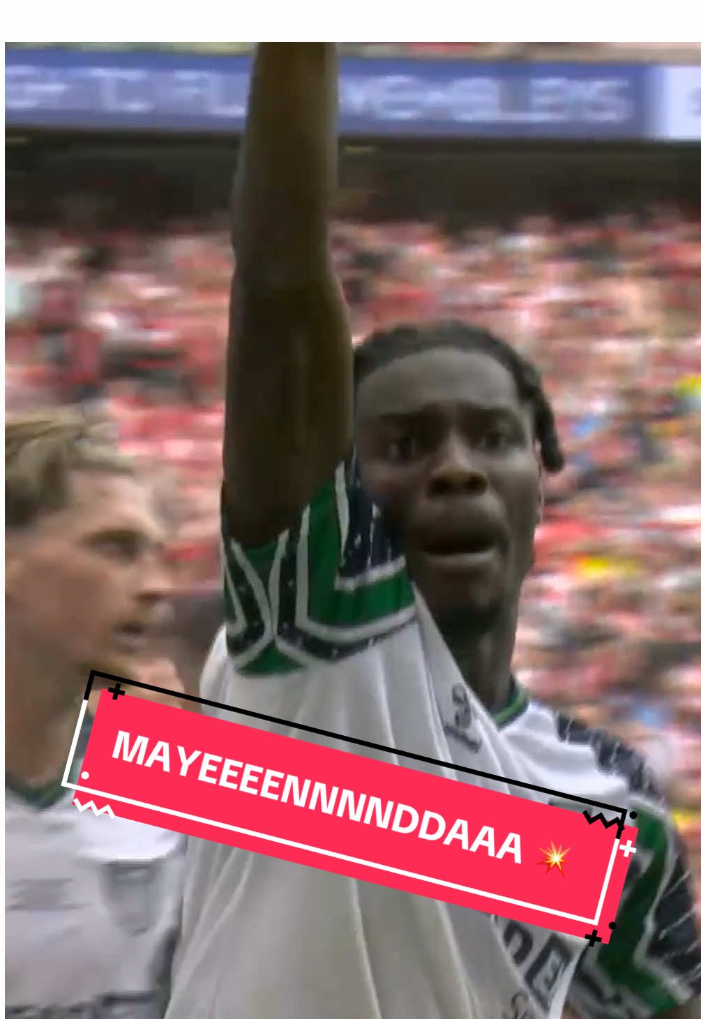 MAYENDA BLOWS THE WEMBLEY ROOF OFF 💥 #safc #sunderland #eliezermayenda #goal #football #footballtiktok #footballontiktok 