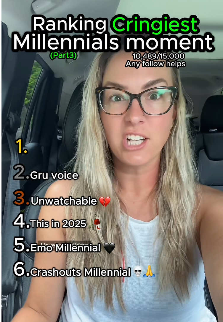 Ranking cringiest Millennials moments ☠️ #ranking #millennials #viral_video_tiktok #fyp #cringe 