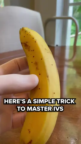 Try this at-home trick to practice IV insertion! 🍌 . . . #nursingschool #nurse #nursingstudent #healthcare