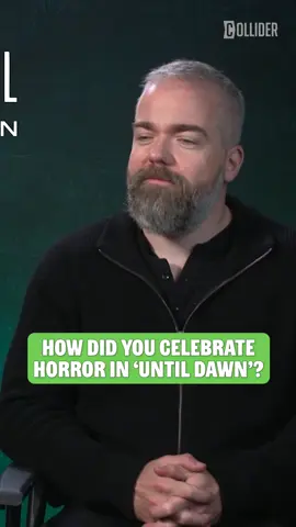 Celebrating Horror in Until Dawn 👻🖤 #DavidFSandberg #GaryDauberman #UntilDawn #Collider #MovieTok