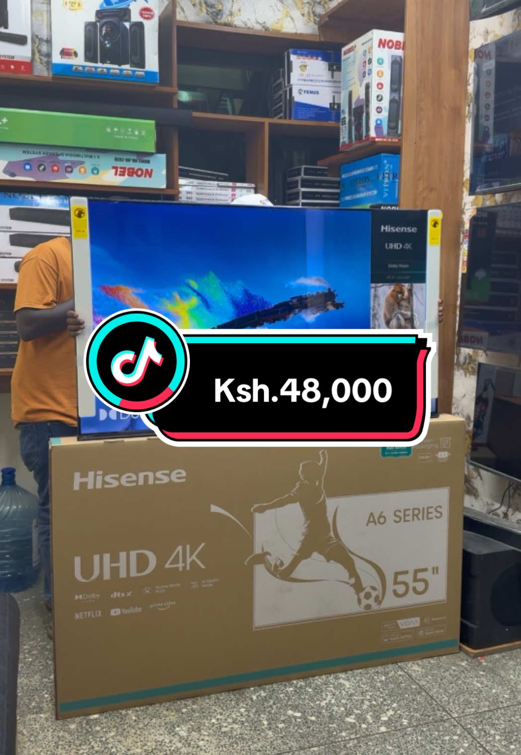 Hisense 55 a6 series @ ksh.48,000 #Hisensesmarttv #trendingnowkenya #Hybridelectronics