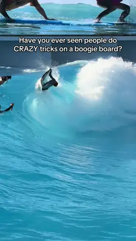 Some bodyboarders are insanely talented. Doing backflips and massive airs in this wave pool 😳 #surf #bodyboarding #boogiboarding #surf #surftok #surfing #waves #ocean  