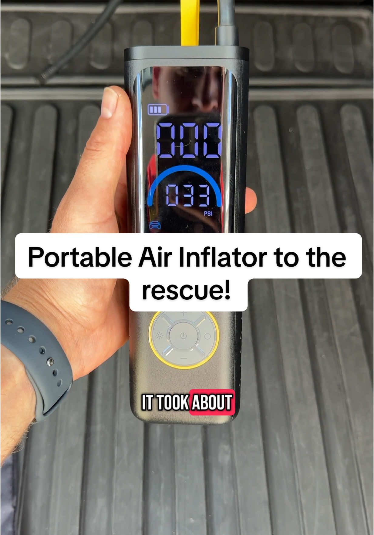 Flat tire? No problem! 🚗💨 The Fanttik X9 Apex tire inflator saved my day in minutes. Portable, powerful, and a total lifesaver! 🔧🔥 #FanttikX9 #TikTokMadeMeBuyIt #CarHacks #FlatTireFix #TireInflator #fanttik5thanniversary #SuperBrandDay 
