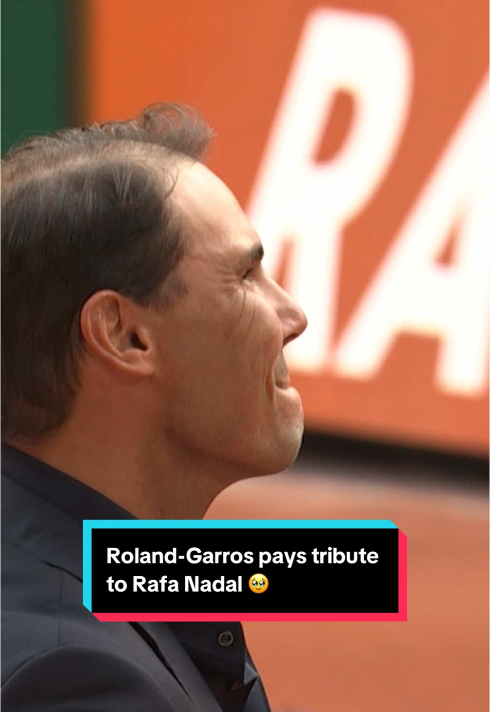 Roland-Garros pays tribute to 14-time French Open winner Rafa Nadal 🥹 #rolandgarros #tennis #RG25 