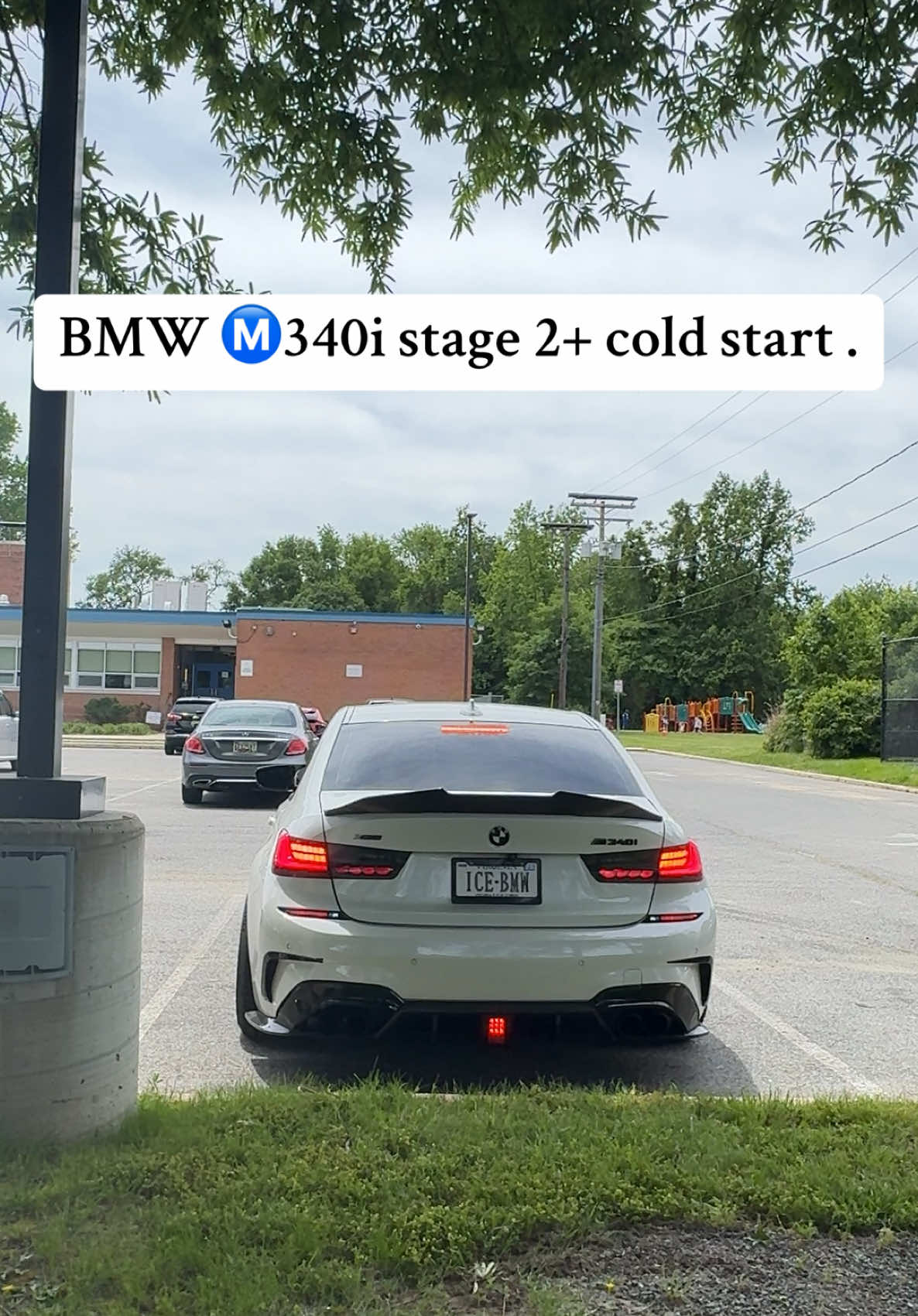 My bmw m340i getting a cold start.  #creatorsearchinsights #fyp #fypシ #fypシ゚viral #coldstart #b58 #m340i #exhaust #tunecars #bmw #3series #downpipe #straightpipe #fyppppppppppppppppppppppp 
