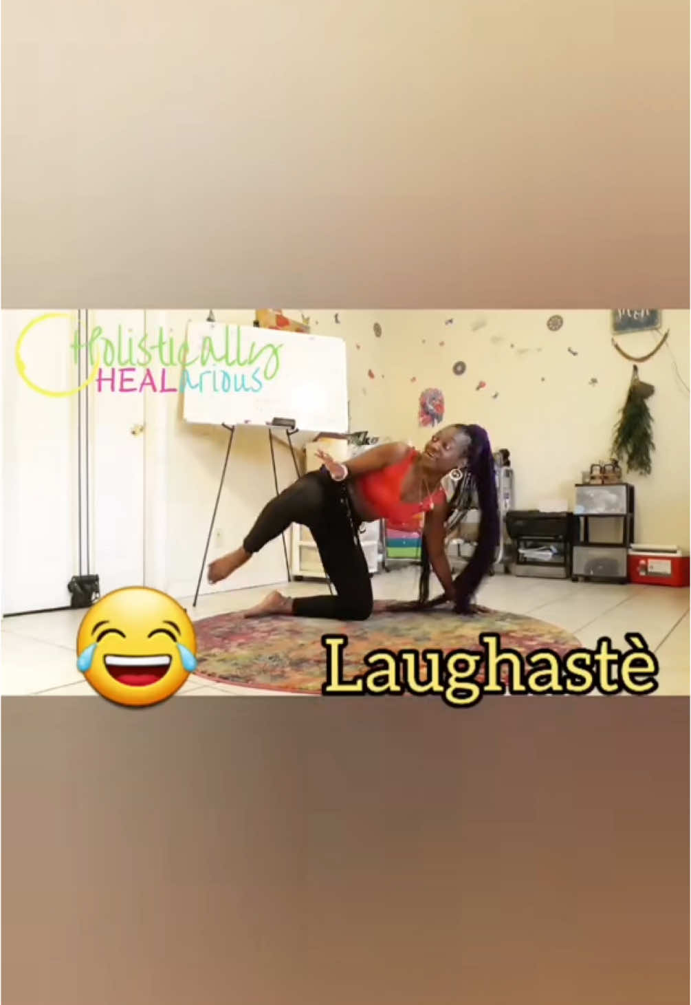 Sometimes you just gotta laugh and roll on the ground! Laughter yoga anyone!?….  #Laughteryoga  #HolisticallyHEALarious  #laughing  #Laughasté  #laughteristherapy  #wellness  #laughteristhebestmedicine  #laughter  #laughingoutloud  #innerchild  #innerchildhealing  #StressRelief 