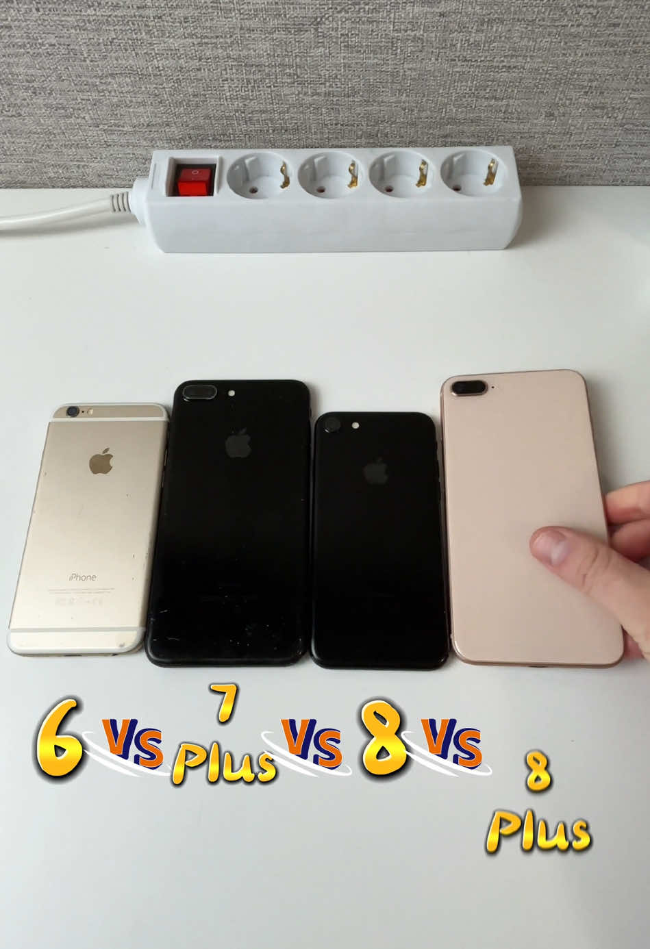iPhone 6 VS 7 Plus VS 8 VS 8 Plus Power On Boot Test Speed Comparison 2025