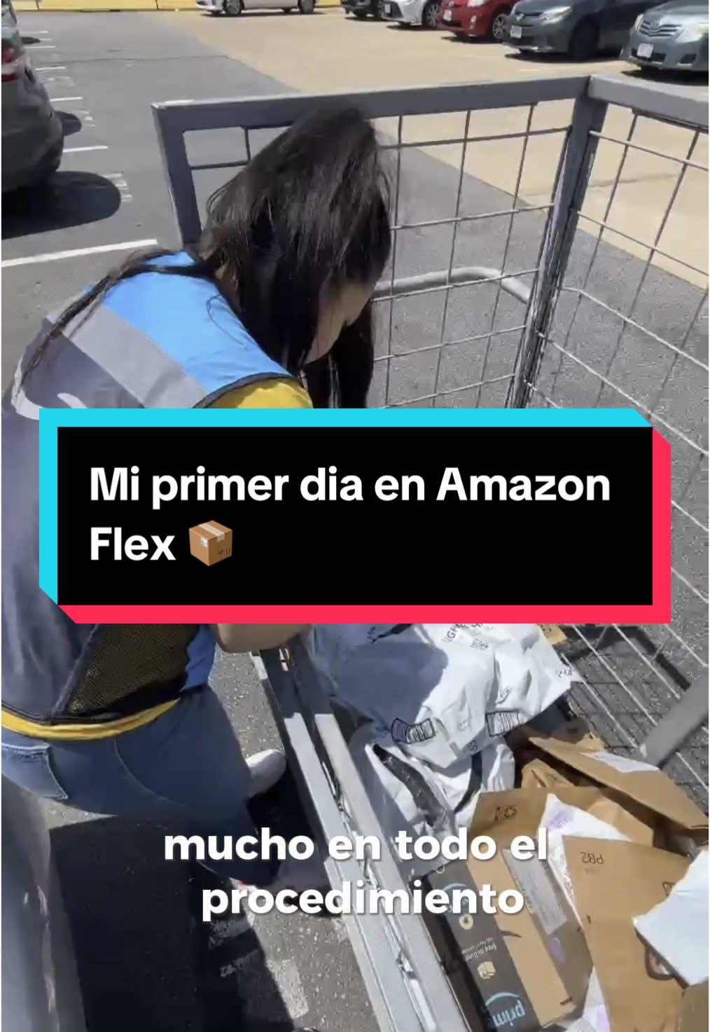 Mi primer día en Amazon flex 💪🏻 #amazon #amazonflex #amazondelivery #tiktok #fyp #viral #CapCut 