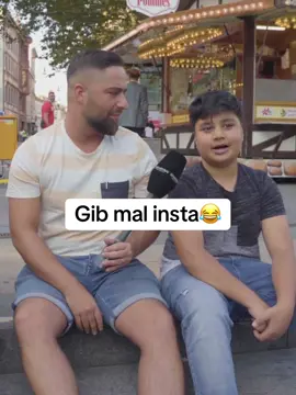 Gib mal insta😂 #shayangarcia #lustig #witzig #interview #comedy #humor #streetcomedy #lustigevideos #lachen 