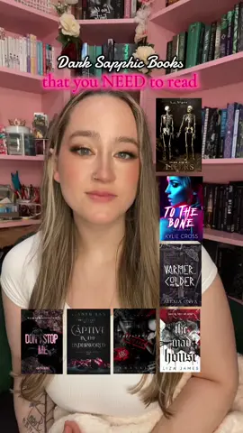 if you need sapphic book recs for pride, you should DEF consider these!  #ffbooks #sapphicreads #sapphicbooks #darksapphicbooks #darkbooks