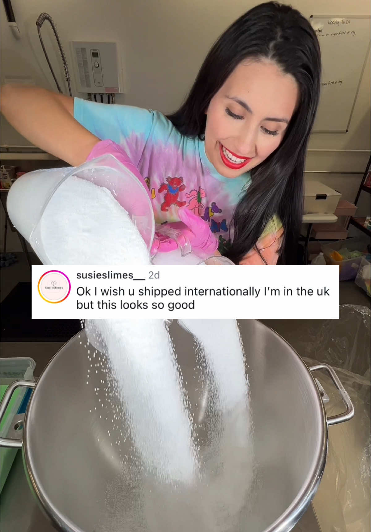 We ship our slimes worldwideeee 🌎 Get 30% off Cornwithslime.com until tonight with code FLASH30 ✨ Slime in video is Froggy Pond Paradise 🐸 available on our website  #oddlysatisfying #slimevideo 