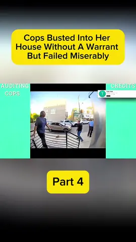 Cops Busted Into Her House Without A Warrant But Failed Miserably #fyp #foryoupage #duet #capcut #foryou  #police #policeofficer #policeoftiktok #duet #edit #Love #meme #viral 