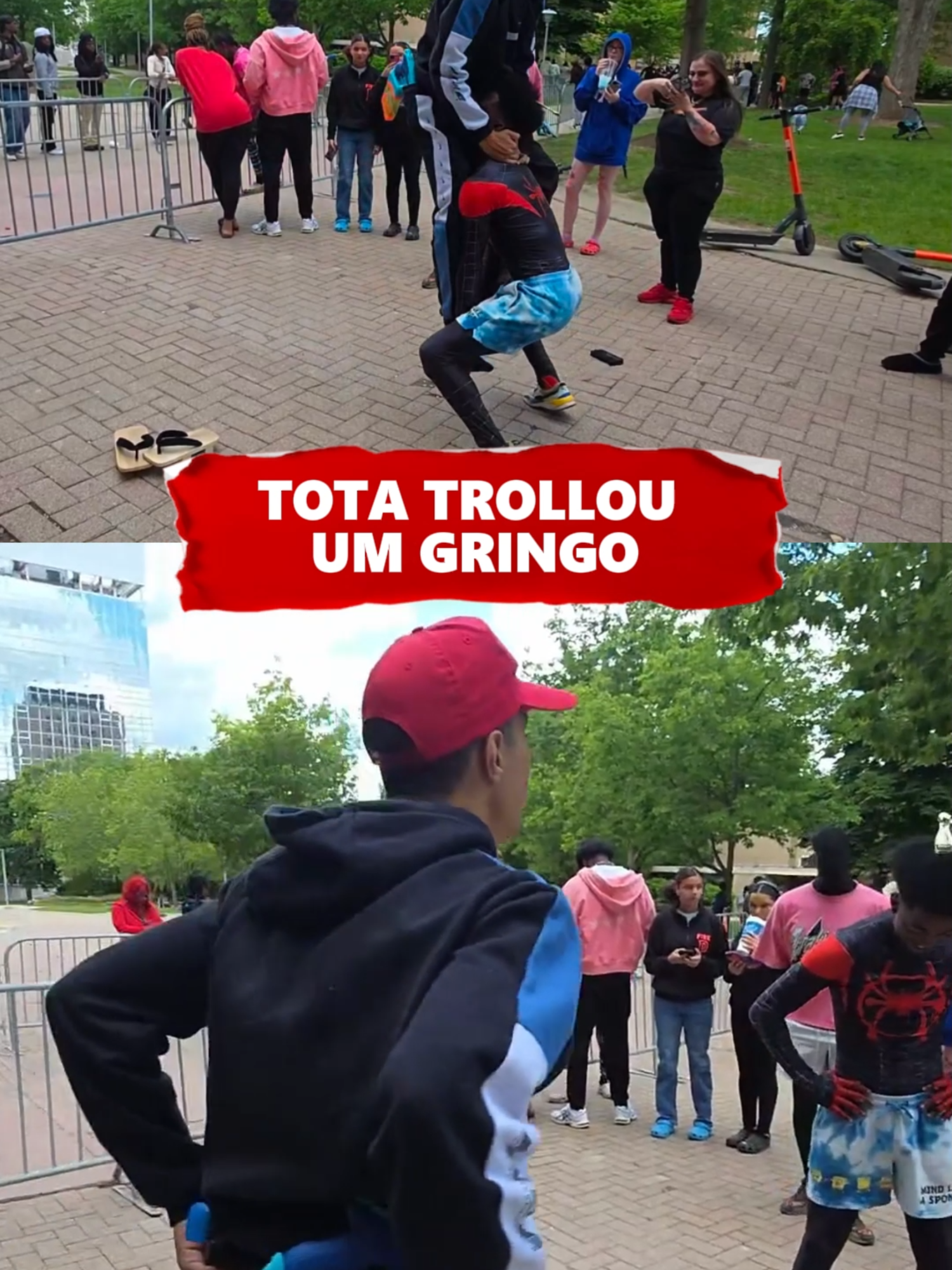 TOTA TROLLOU UM GRINGO COM BRINCADEIRA#totamc #kaicenat #fouryou #ingles