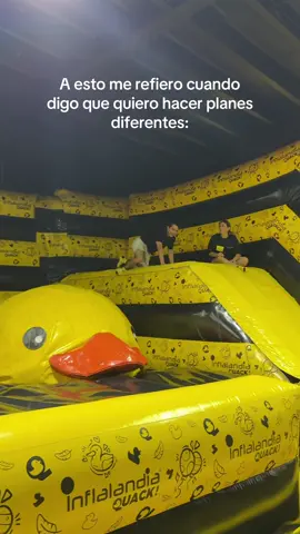 ¿Cuál es tu definición de plan diferente? 🐥 #planesdiferentes #diversion #salidas #Amigos #quehacer #inflables #saltar #recomendaciones #cdmx #edomx 
