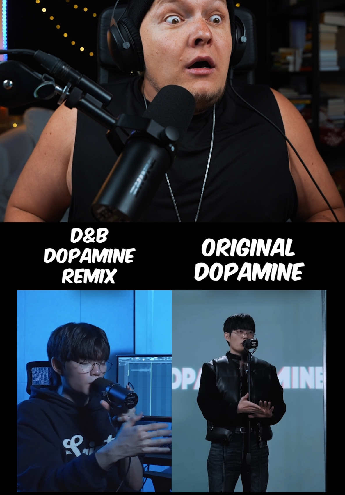Remix vs Original 😳 What is better? WING - DOPAMINE #beatbox @WING 