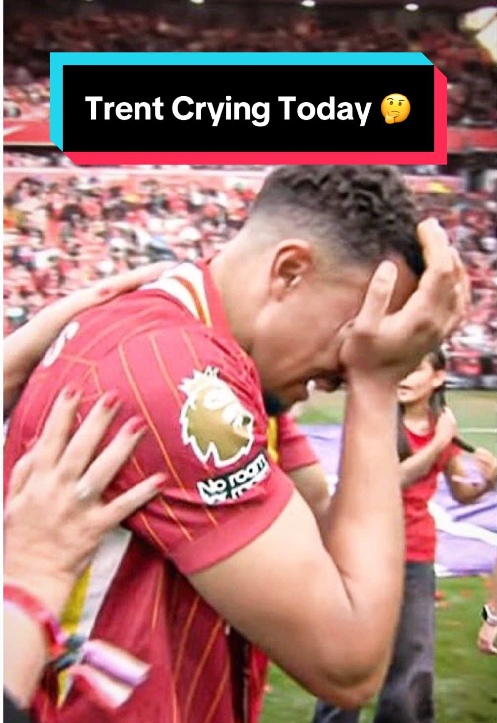 Trent Crying Today 😔 #trentalexanderarnold #alexanderarnold #liverpool #liverpoolfc #lfc #PremierLeague 