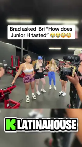 Brad asked  Bri “How does Junior H tasted” 😭😭😳😳 #latinahouse #bradleymartyn #zooculture #juniorh #fypシ 