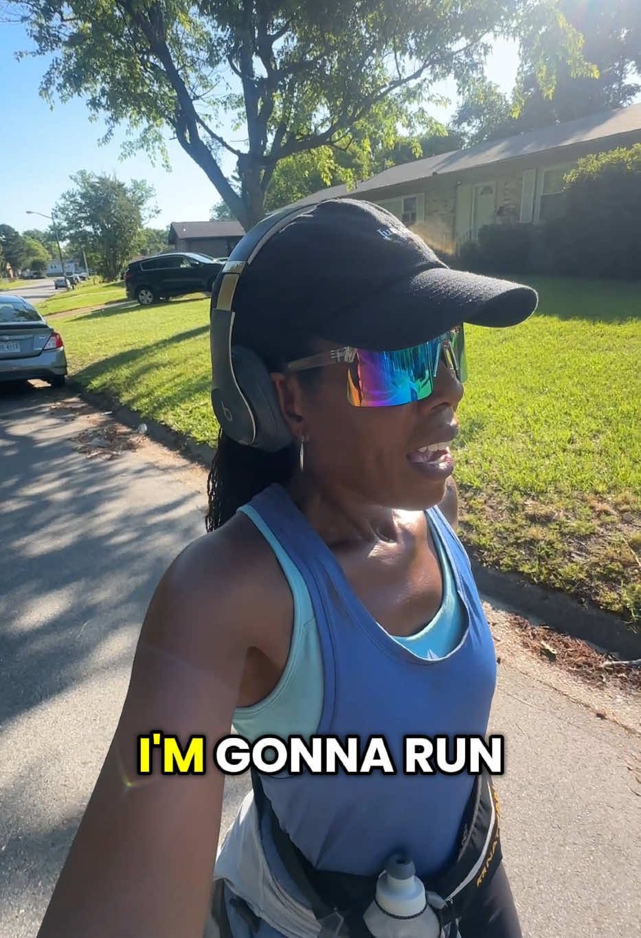 Celebrating progress at every mile!  #fyp #viralvideo #blackgirlsrun #exercise #workoutandworship #girlrunner #halfmarathontraining #dailymotivation 