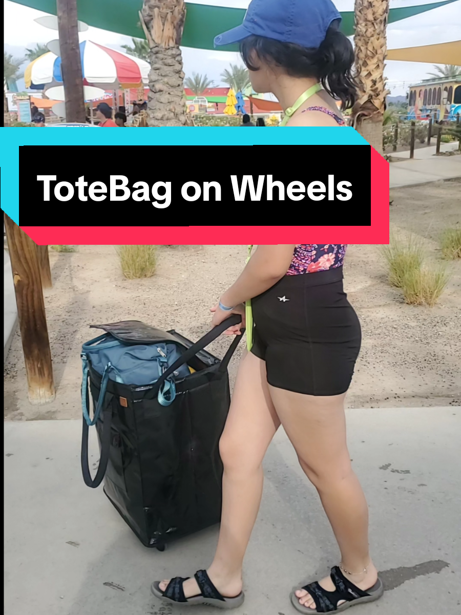 This Grocery Bag on wheels,  or Travel Bag on Wheels,  foldable aswell,  easy to clean, doesn't take up much storage once your done using , in this ocation we took it with us to the water park , and as you can see, the wheels don't get stuck , easy to pull without having to use much force, and it fitted a lot of items in there , not only for just items , bit we also use it to place groceries in there, or take food when we go out to the park aswell, I did leave the link below for you 😉 #grocerybagonwheels #bigtotebageonwheels #summerready🔥 #travelbagonwheels #toktokshop #summerfinds #bigbagonwheels #fyp2025 #iwanttogoviralshop 