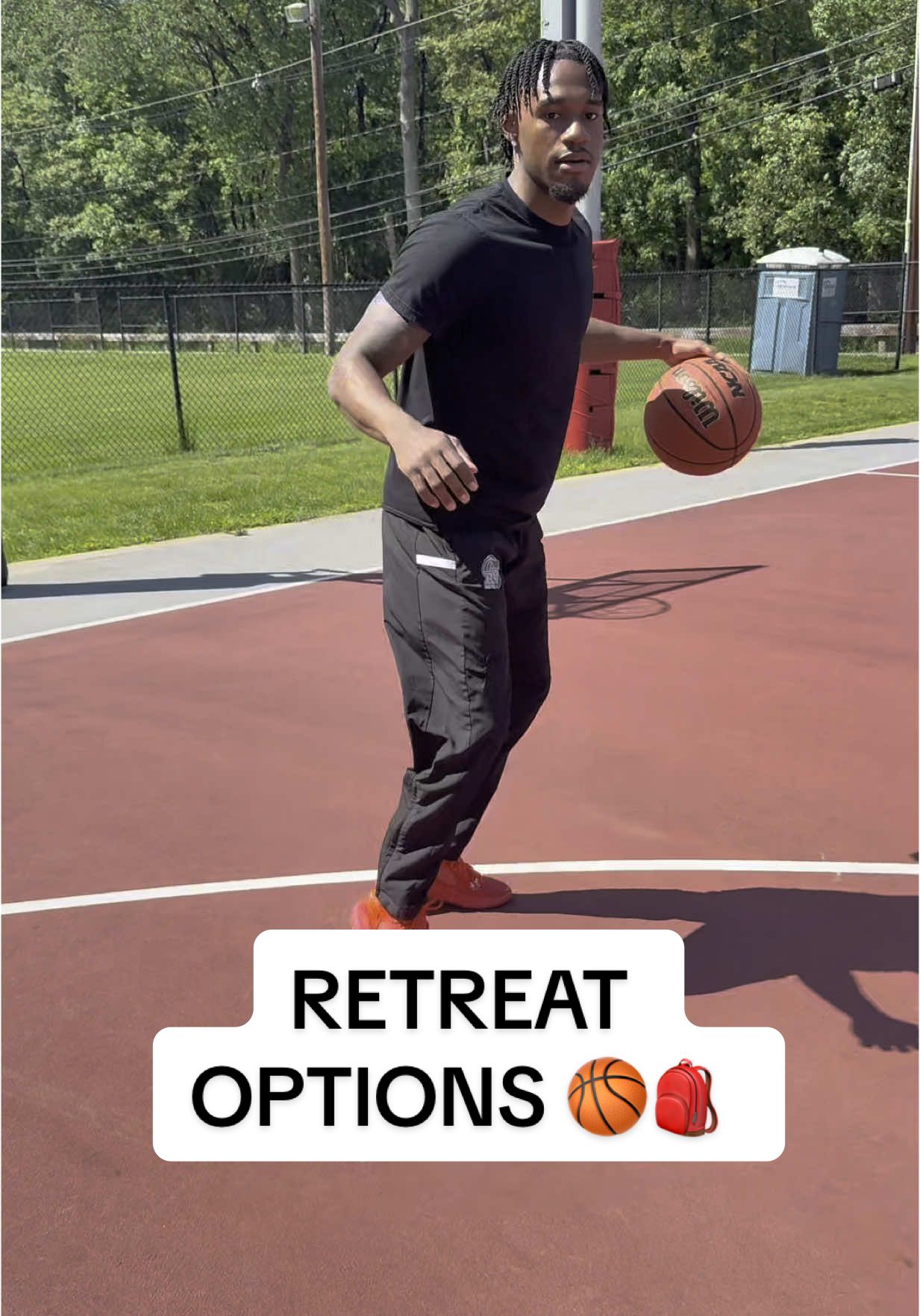 retreat options 🎒 #fyp #basketballmoves #unguardable #training #bag #hoops #basketballtiktok #basketball 