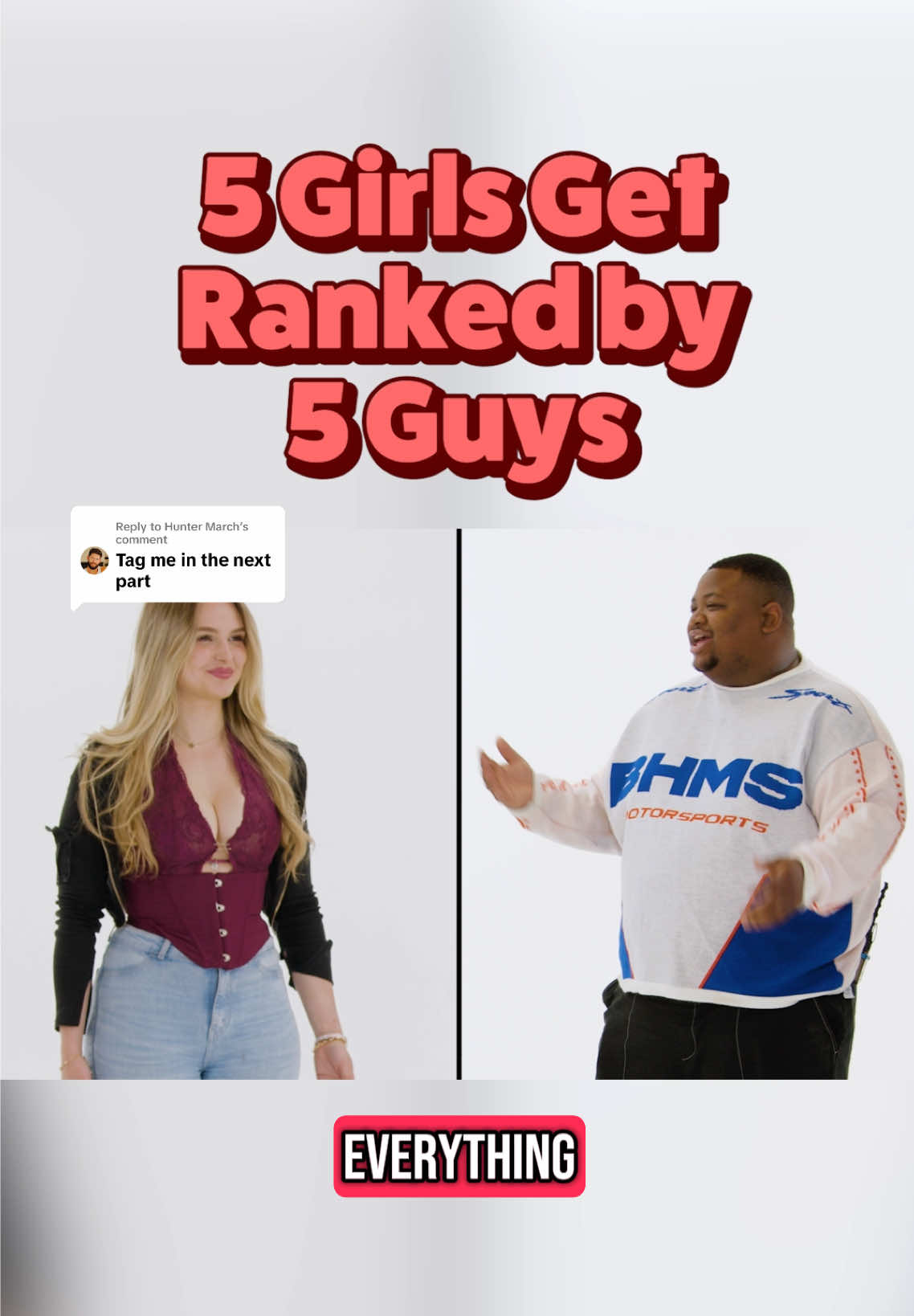 Replying to @Hunter March Part 3 | 5 Girls Get Ranked by 5 Guys @poppiesstudios