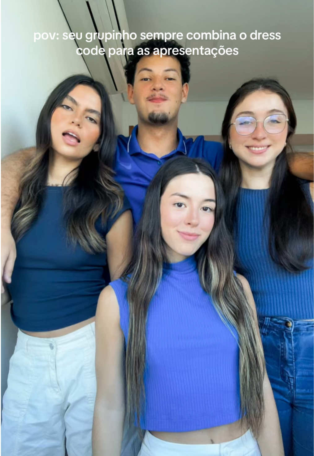 amooo, sempre combinando💙
