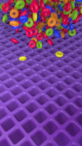 Dropping Donuts Into The Grid 🍩 #satisfying #abstractvisuals #relaxingvisuals #oddlysatisfying #relax #blender3d #blender3dartist #3danimation #physicsbased #loopanimation #loops #loopvideo #abstractart #satisfyingvideos #satisfyingvideo #animation #ambient #physics