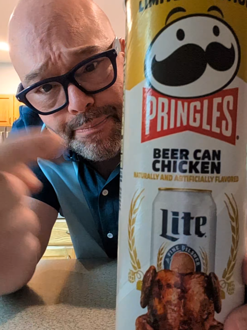 POV: You think you’ve tried every weird chip flavor… Then Beer Can Chicken Pringles shows up like: “Hold my snack.” The Snackmaster General dives in—will it be BBQ brilliance or backyard regret? #BeerCanChicken #Pringles #SnackmasterGeneral #SnackTok #WeirdSnacks #FoodReview #LimitedEdition #SnackAttack #TikTokEats #ForYou #FYP #TasteTest #FlavorFailOrWin #ChipsGoneWild