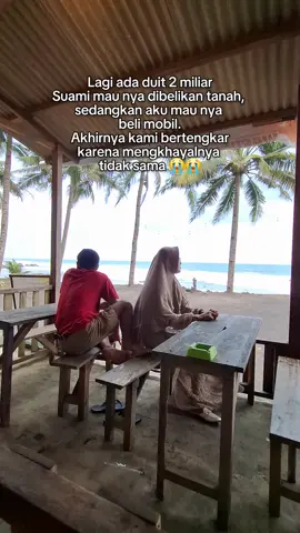 carilah pasangan yg sejalan pemikirannya dengan kita yaa guys, kalo udah kek gini kan rugi banget 😭