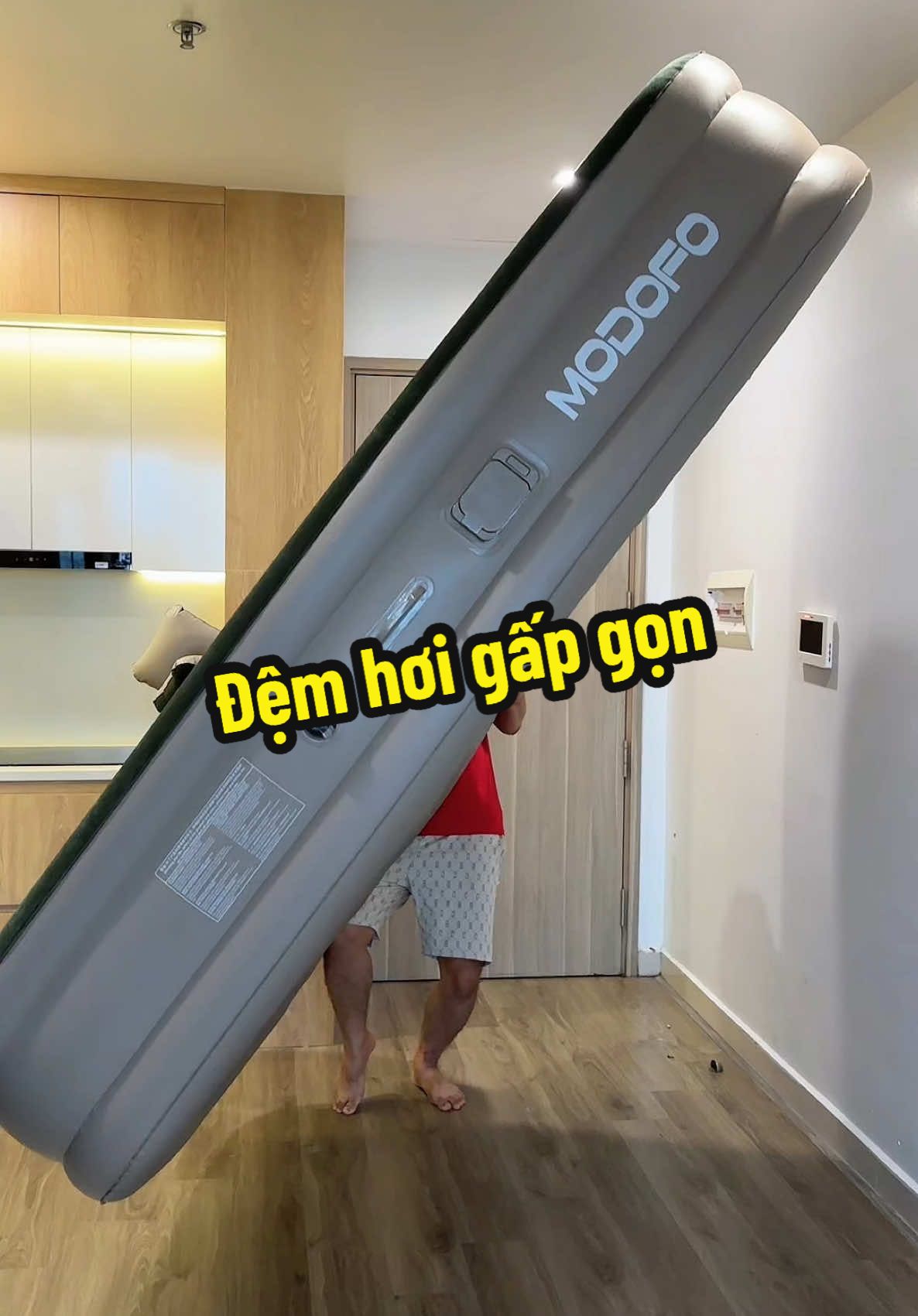 Đệm hơi gấp gọn tiện lợi giá siêu hời #demhoitubom #demhoigapgon #xuhuong #muataitiktok #nhanuytin88 
