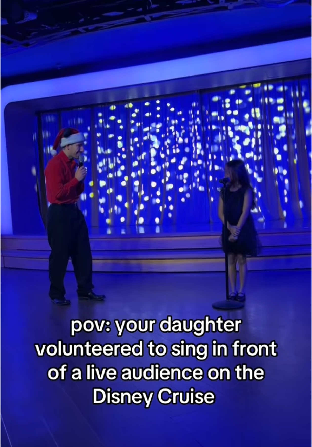 Like for the Part 2! #singing #daughter #kareoke #disney #disneycruise #cruise #pov #fyp 