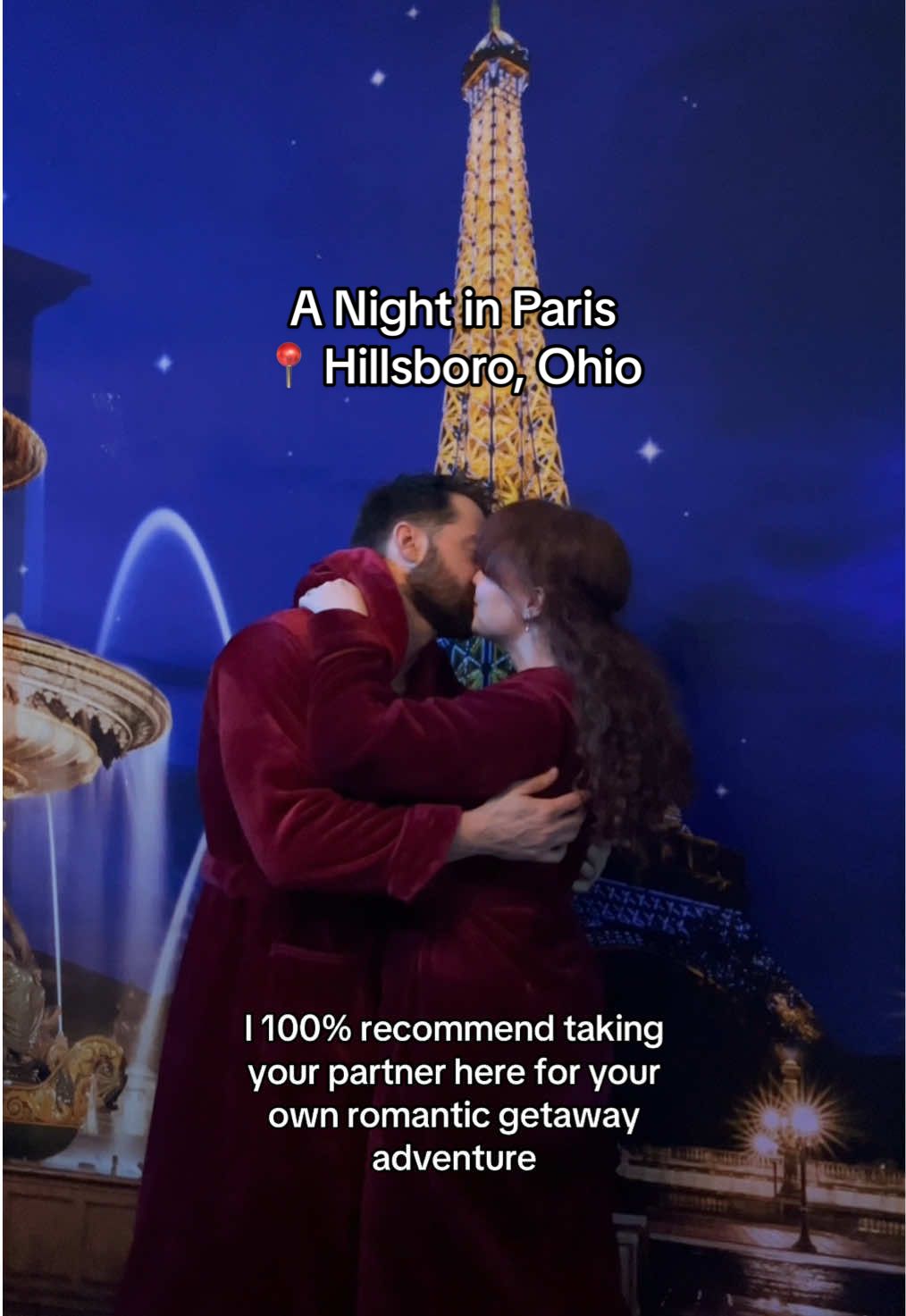 Had the best time at Romantic Adventure Getaways Night in Paris suite this weekend in Hillsboro, Ohio!  #hosted #hillsboro #ohio #midwest #ohiocheck 