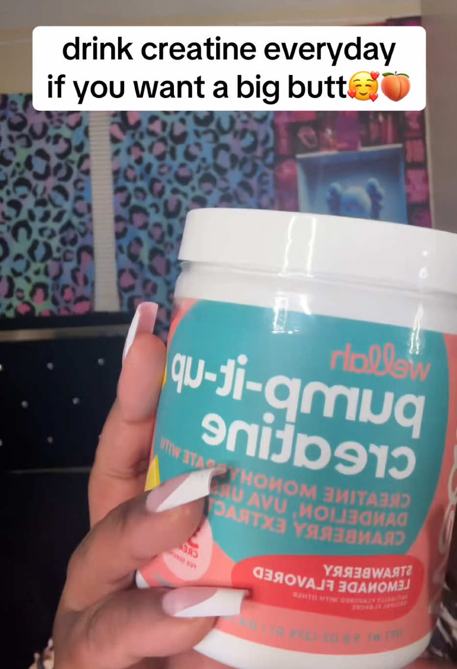 creatine gone help grow them glutes 🍑🥰👆 #creatine #glutesworkout #squats #fyp #viral #tiktokshop #glutes #thick #tips #creatorsearchinsights 